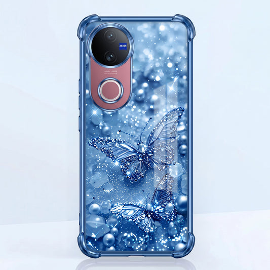 Vivo V50 5G Butterfly Airbags Printed Back Case