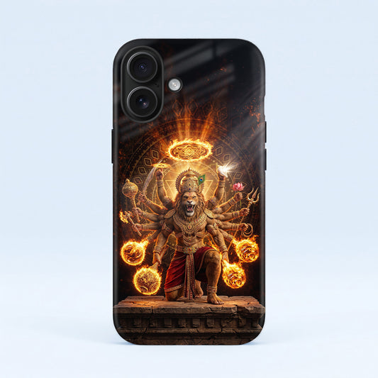 iPhone 16 5G Lord Narasimha Protective Case