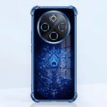 Vivo T4 5G Premium Peacock Feather Airbags Printed Back Case