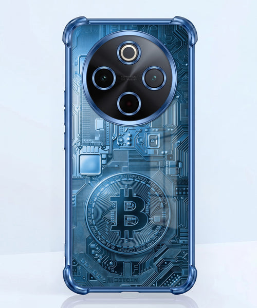Vivo T4 5G Bitcoin Airbags Printed Back Case