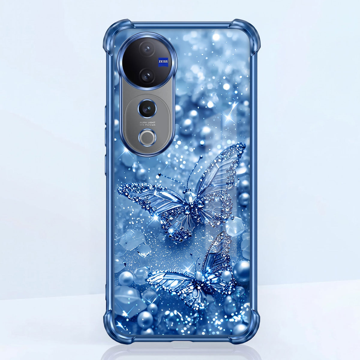 Vivo V40 Pro 5G Butterfly Airbags Printed Back Case