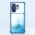 Vivo V60 5G Crystal Blue Dual-Tone Transparent Airbags Case