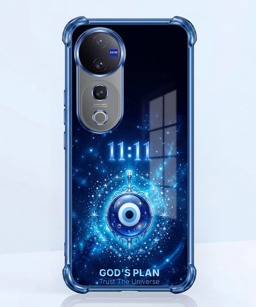 Vivo V40 Pro 5G Premium God’s Plan Evil Eye Airbags Printed Back Case