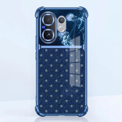 Vivo V60 5G Galaxy Stars Dual-Tone Transparent Airbags Case