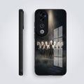 Vivo V40 Pro 5G Running Horses Acrylic Glass Back Case