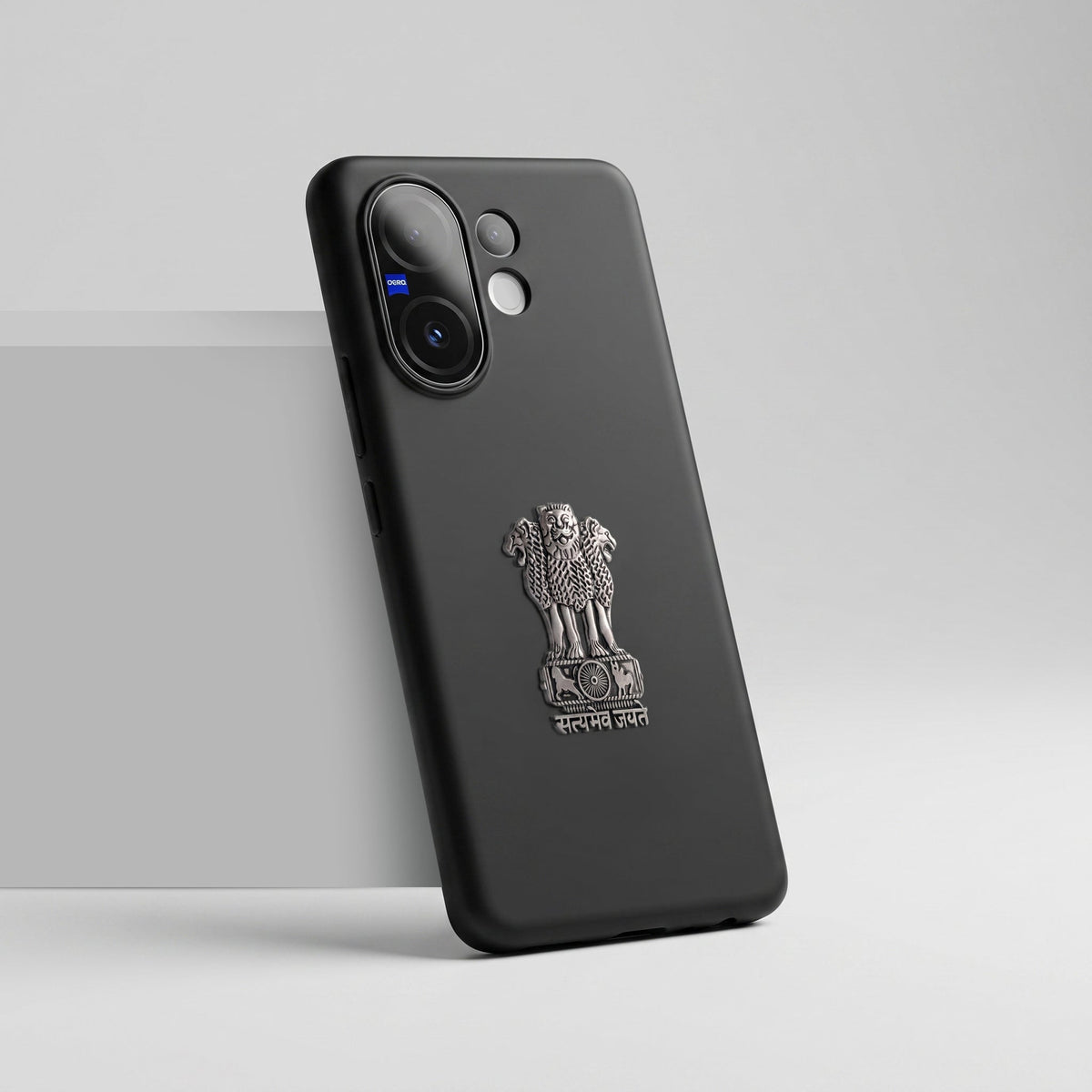 Vivo V60 5G Compatible Satyamev Jayate 3D Metal Emblem Sticker
