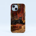 iPhone 15 5G Royal Black Panther Protective Case