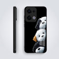 Oppo Reno 13 5G Premium Acrylic Shockproof Glass Back Case (Fluffy Puppies)