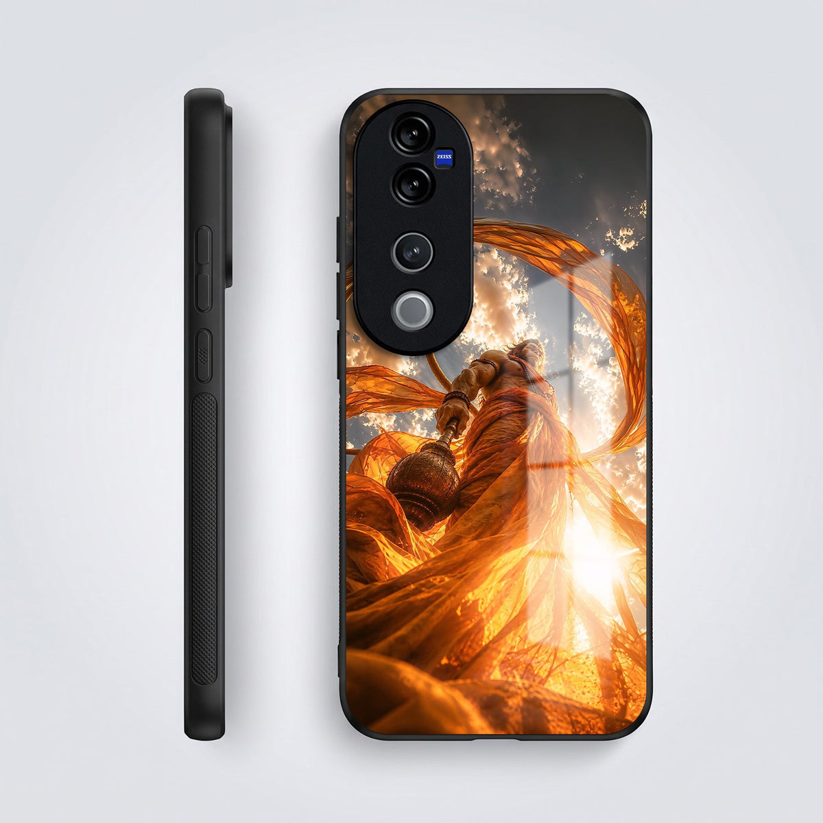 Vivo V40 Pro 5G Divine Hanuman Acrylic Glass Back Case