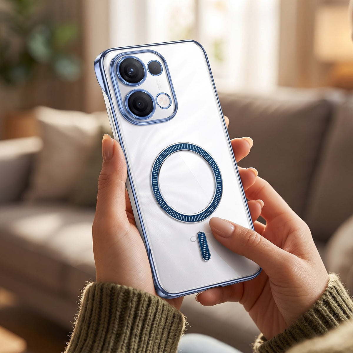 Oppo Reno 13 5G Frameless MagSafe Shockproof Case