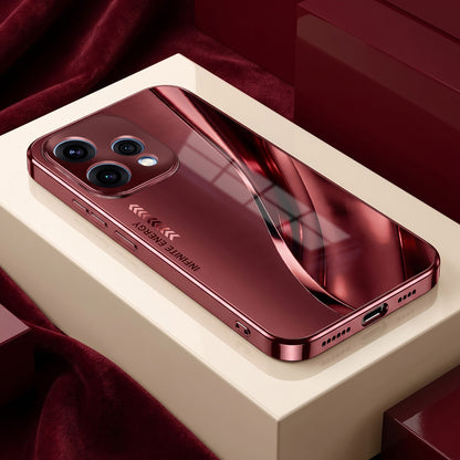 Oppo Reno 15 5G Infinity Energy Burgundy Electroplated Glass Back Case