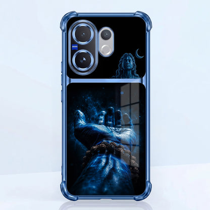 Vivo V60 5G Mahadev Divine Touch Dual-Tone Transparent Airbags Case