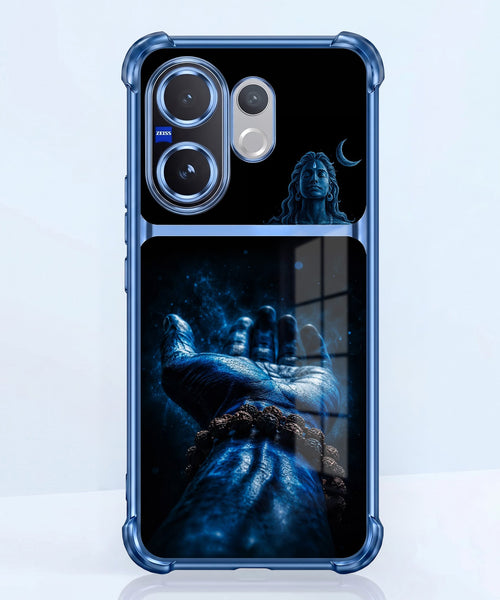 Vivo V60 5G Mahadev Divine Touch Dual-Tone Transparent Airbags Case