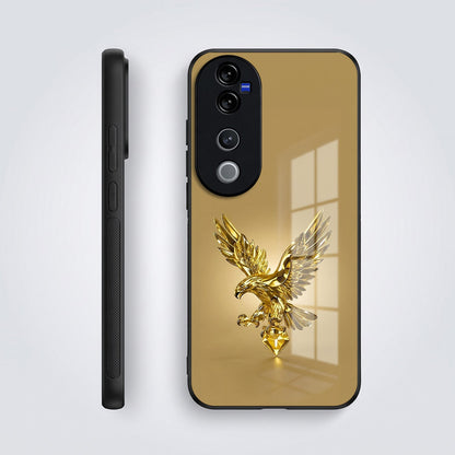 Vivo V40 Pro 5G Golden Eagle Acrylic Glass Back Case