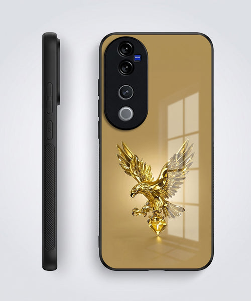 Vivo V40 Pro 5G Golden Eagle Acrylic Glass Back Case