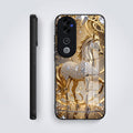 Vivo V40 Pro 5G Luxury Horse Texture Acrylic Glass Back Case