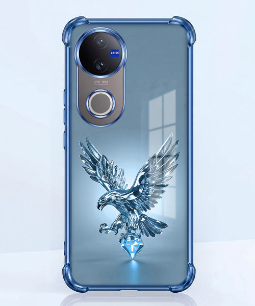 Vivo V50 5G Blue Eagle Airbags Printed Back Case