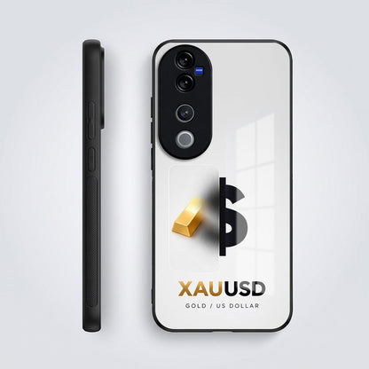 Vivo V40 Pro 5G Luxury XAU/USD Acrylic Glass Back Case