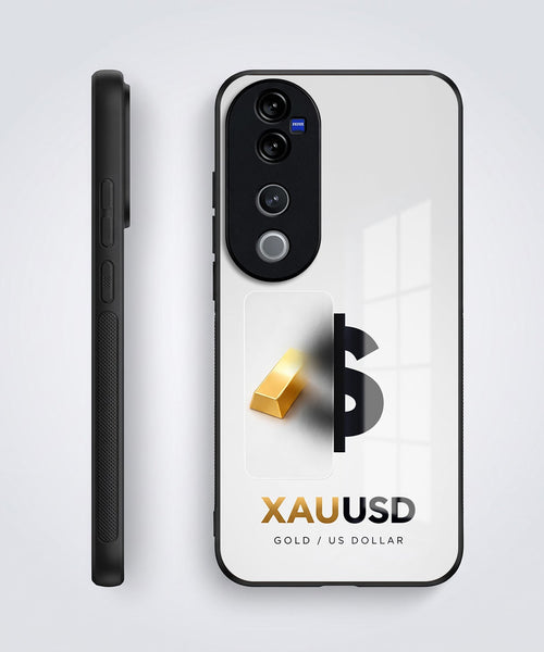 Vivo V40 Pro 5G Luxury XAU/USD Acrylic Glass Back Case