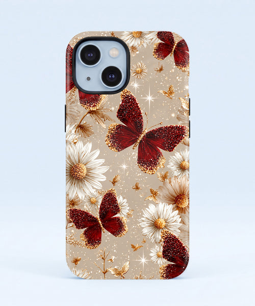 iPhone 15 5G Butterfly Floral Protective Case