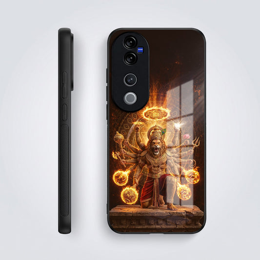 Vivo V40 Pro 5G Lord Narasimha Acrylic Glass Back Case