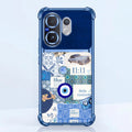 Vivo V60 5G 11:11 Lucky Vibes Dual-Tone Transparent Airbags Case