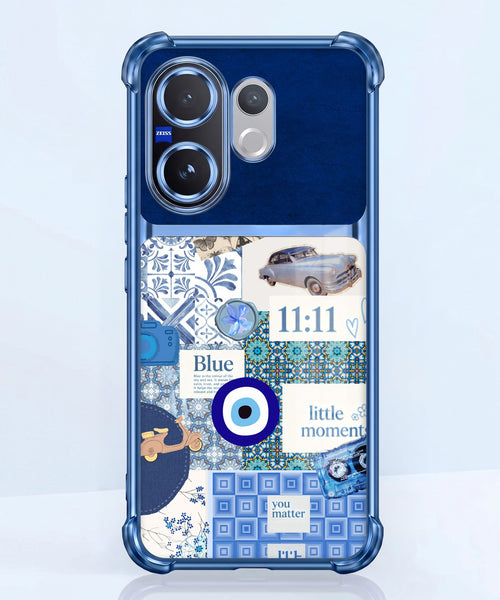 Vivo V60 5G 11:11 Lucky Vibes Dual-Tone Transparent Airbags Case