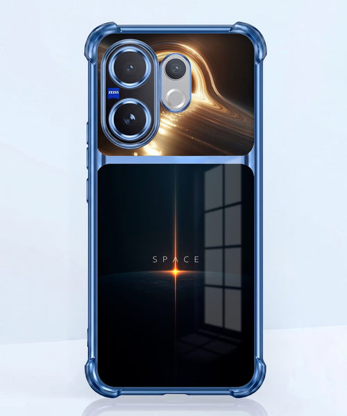 Vivo V60 5G Space Dual-Tone Transparent Airbags Case