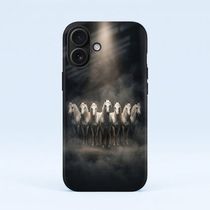 iPhone 16 5G Running Horses Protective Case