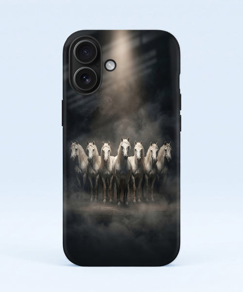 iPhone 16 5G Running Horses Protective Case