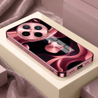 Vivo X200T 5G Luxury Wave Pink Electroplated Glass Phone Back Case