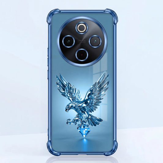 Vivo T4 5G Blue Eagle Airbags Printed Back Case