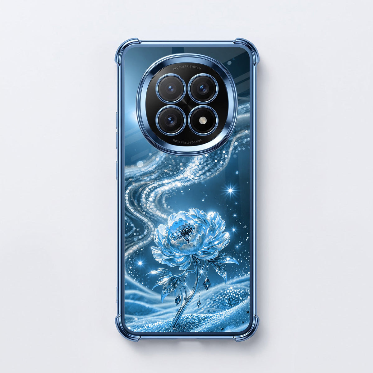 Oppo F29 5G Blue Rose Airbags Printed Back Case