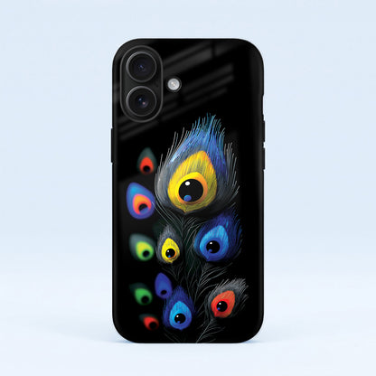 iPhone 16 5G Multi-Feather Peacock Protective Case