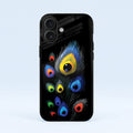 iPhone 16 5G Multi-Feather Peacock Protective Case
