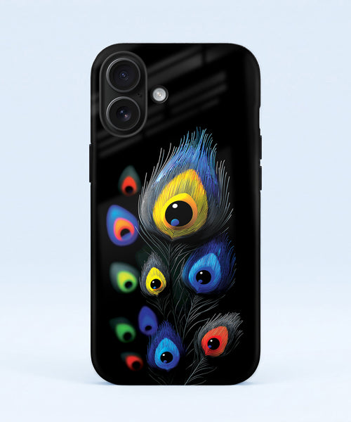 iPhone 16 5G Multi-Feather Peacock Protective Case