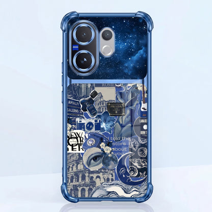 Vivo V60 5G Cosmic Vintage Dual-Tone Transparent Airbags Case