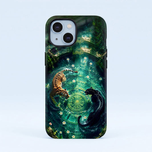 iPhone 15 5G Tiger & Panther Mystic Protective Case