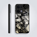 Oppo Reno 13 5G Premium Acrylic Shockproof Glass Back Case (Money Magnet)