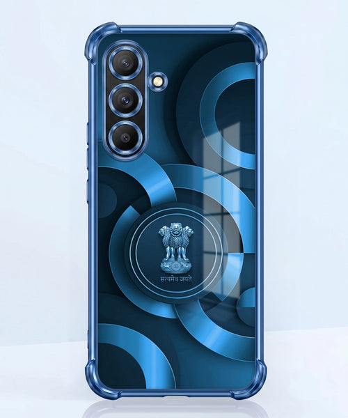 Samsung Galaxy A36 5G Blue Emblem Airbags Printed Back Case
