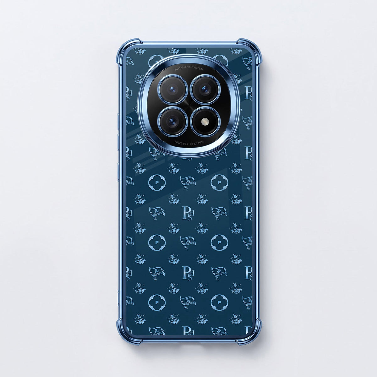 Oppo F29 5G Luxury Monogram Blue Airbags Printed Back Case