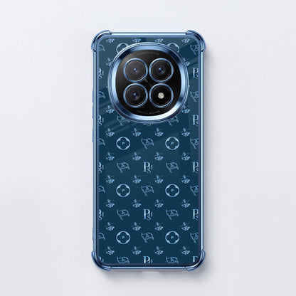 Oppo F29 5G Luxury Monogram Blue Airbags Printed Back Case