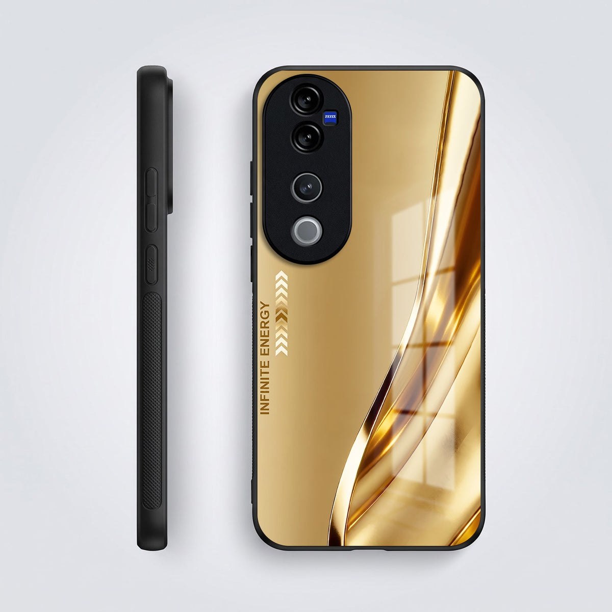 Vivo V40 Pro 5G Luxury Infinity Energy Acrylic Glass Back Case