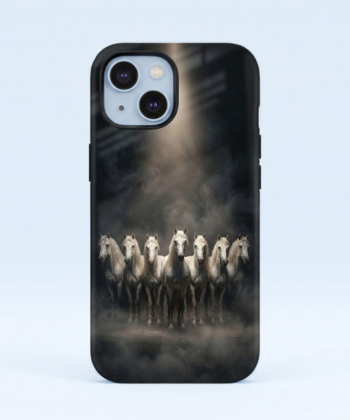 iPhone 15 5G Running Horses Protective Case