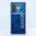Vivo V60 5G Azure Butterfly Dual-Tone Transparent Airbags Case