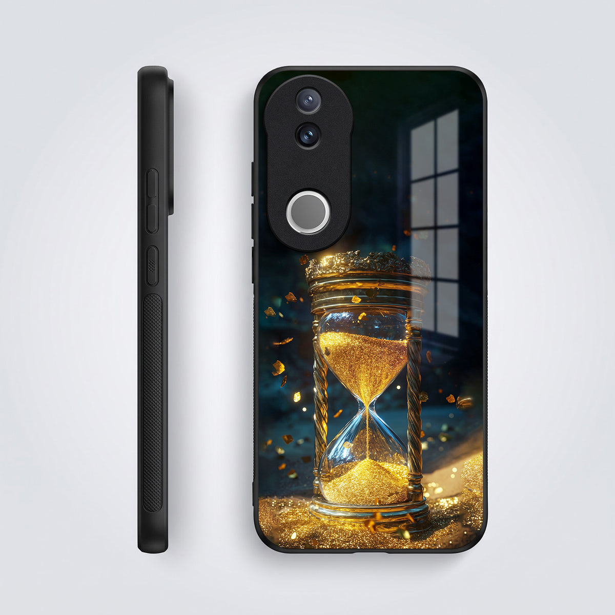 Vivo V50 5G Golden Hour Glass Acrylic Glass Back Case