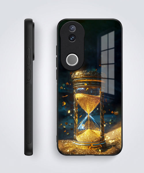 Vivo V50 5G Golden Hour Glass Acrylic Glass Back Case