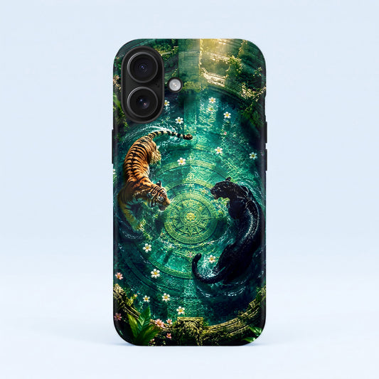 iPhone 16 5G Tiger & Panther Mystic Protective Case