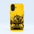 iPhone 16 5G Yellow Transformers Car Protective Case