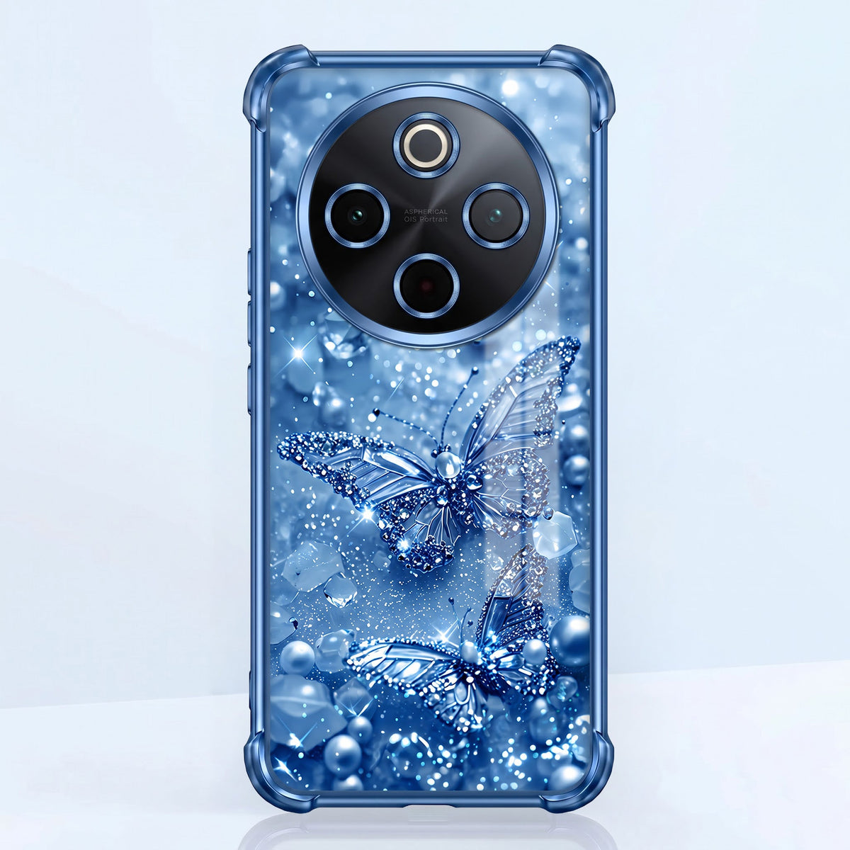 Vivo T4 5G Butterfly Airbags Printed Back Case